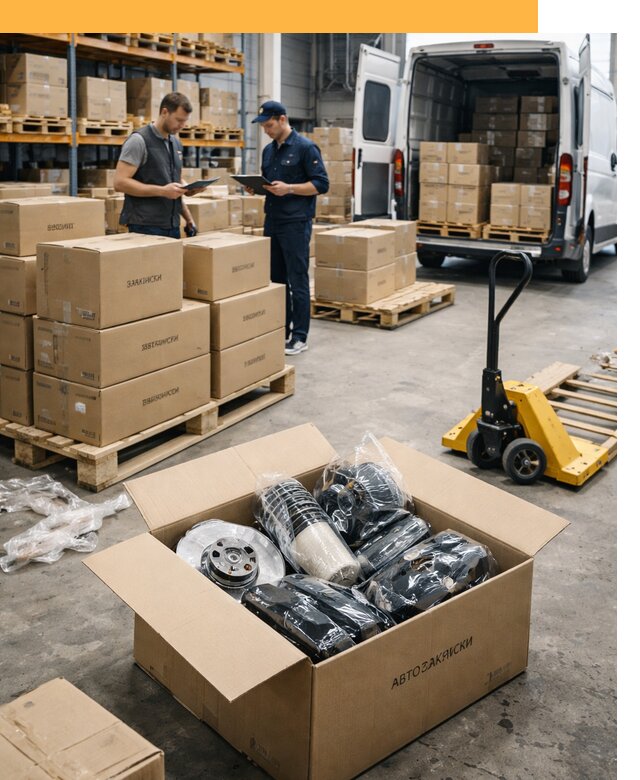 Доставка автозапчастей из Европы от 13105 руб быстро и надёжно