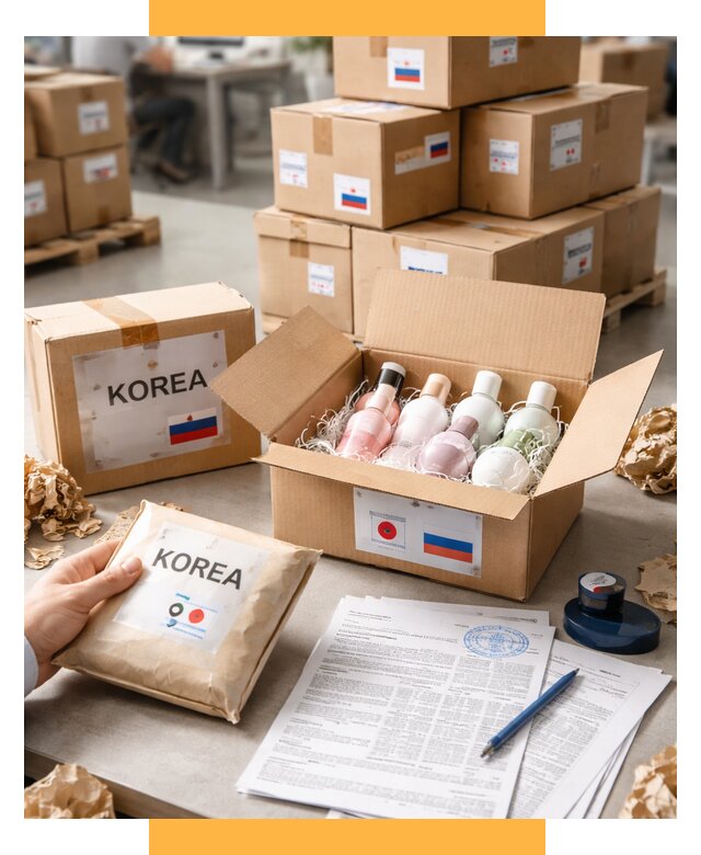 Доставка косметики из Кореи от 8911 р. под ключ | СетСервис-Ттв