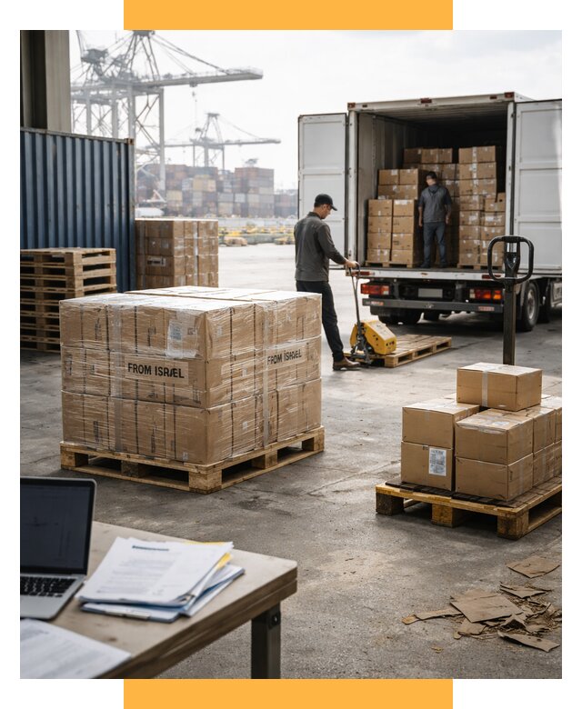 Доставка грузов из Израиля от 15726 р., логистика от СетСервис-Ттв