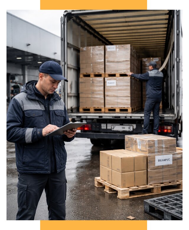 Доставка грузов из Беларуси от 15726 р. логистика СетСервис-Ттв