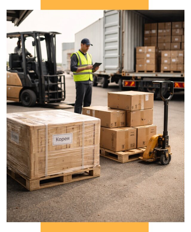 Доставка грузов в Корею из России от 36694 р. | СетСервис-Ттв