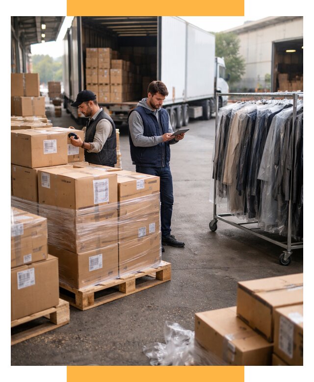 Перевозка и доставка одежды из Китая от 7863 р., СетСервис-Ттв