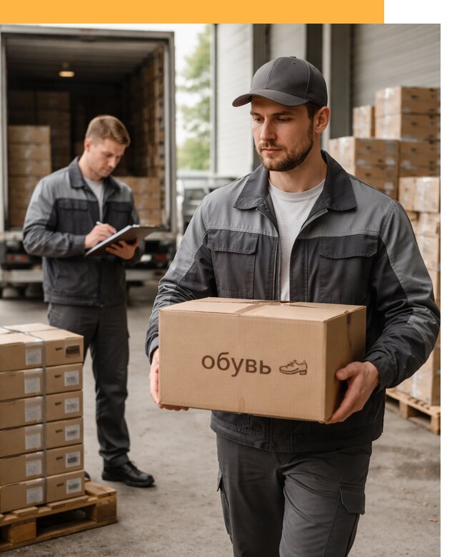 Международная перевозка обуви с таможенным оформлением от 4718