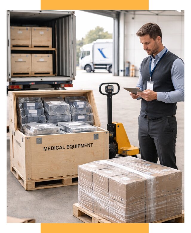 Перевозка медицинского оборудования от 15726 р. в СетСервис-Ттв