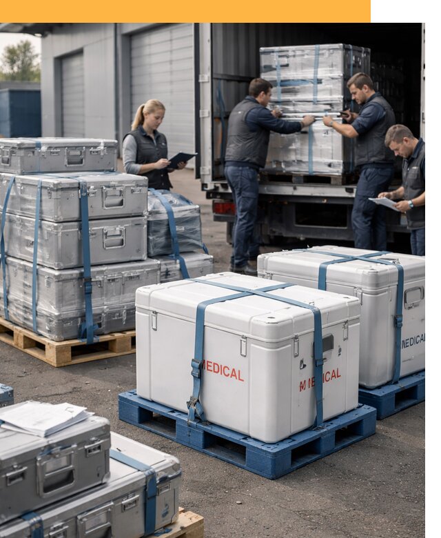 Перевозка медицинского оборудования по всему миру от 15726 руб