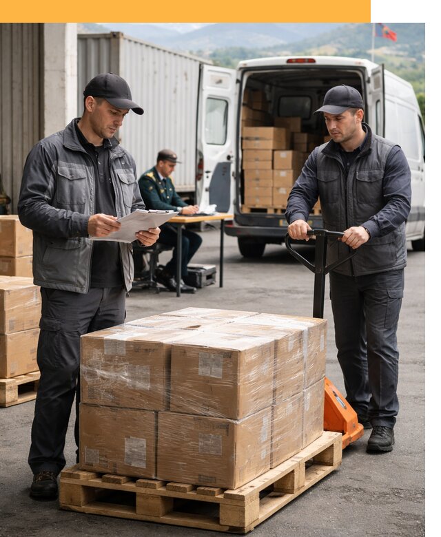 Доставка грузов через Армению, быстрая таможенная очистка от 26210