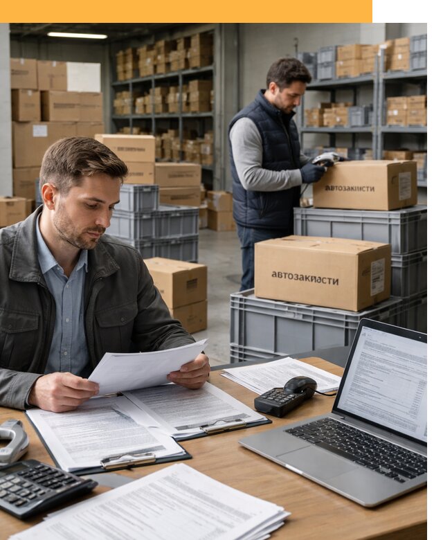 Таможенное оформление автозапчастей по выгодным тарифам от 8911