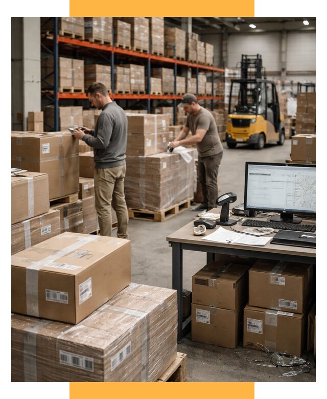 Склад консолидации в Европе от 6815 р., услуги СетСервис-Ттв