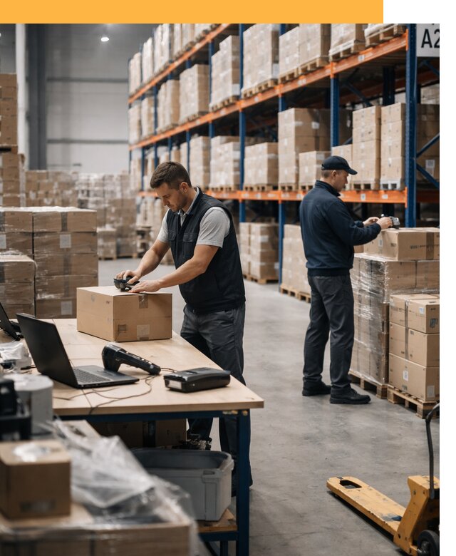 Склад консолидации в Европе: хранение, сортировка от 6815